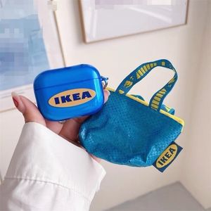 Fun IKEA AirPods Pro Case Protector,Includes Mini IKEA Shopping Bag.